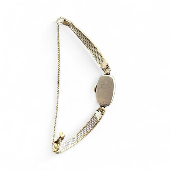 Elgin Vintage Womens Watch | Gold- Tone Case & Speidel Stretch Band - Picture 2 of 5